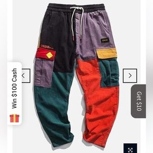 🌈Aelfric Eden Colorblock Corduroy Pants🌈